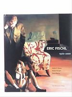 Front cover of the book showing a painting of two people near a floral upholstered chair, title and author text visible.
