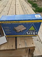 Closed branded box showing product name and model information.