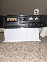 Front view of Carver Stereo Cassette Deck TD-1400 with cassette loaded