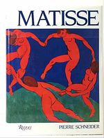 Front cover of the Matisse art monograph showing colorful dust jacket with artwork and title
