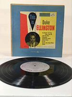 Front view of the vinyl record cover showing album title and photo of Duke Ellington