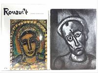 Front covers of both books showing artwork and title details; one colorful, one black and white portrait.