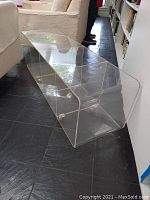 Side angle showing full length and compartment dividers