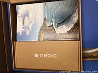 Sealed Nebia by Moen shower system box packaging