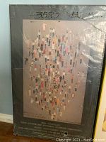 Shrink-wrapped 5th Annual Los Angeles Street Scene Festival poster showing crowd illustration