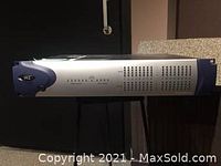 Front view of Digidesign Pro Tools 192 audio interface showing LED meters and rackmount design with blue end caps.