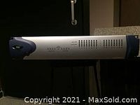 Front view of Digidesign Pro Tools 96i audio converter rack unit, showing silver faceplate with blue accents and labeled audio ports and indicators.