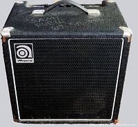 Full frontal view of the Ampeg BA-108 combo amplifier showing the front grille and cabinet design.