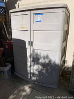 Front view closed showing overall appearance and door condition