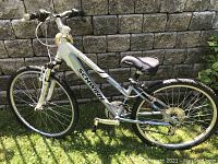 Full side view of the Schwinn Aphrodite bike showing the frame, tires, and seat.