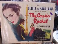 Front view of the half sheet movie poster showing the design elements, title, and starring actors.