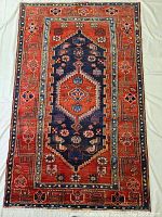 Full view of rug showing overall design and color scheme