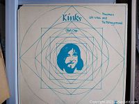 Vinyl LP cover featuring geometric design and portrait of band member, titled 'Part One' by The Kinks.