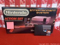 Original box front showing Nintendo branding and Action Set graphics
