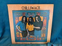 Front cover of Chilliwack double LP album with band image and artwork