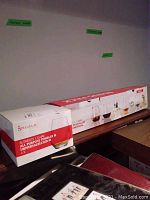 Box labeled Spiegelau Authentic Casual Riber M showing packaging and lot contents