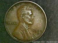 Obverse face showing Lincoln's profile, inscriptions, and date 1926 with 'S' mint mark.
