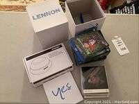 Overview of all items including Lennon box, Bose pod box, DVD/Blu-ray sets