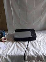 Oreck XL professional air purifier photographed front-facing showing unit design and controls