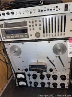 Front view of all three rack-mount units stacked