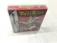 Front of factory sealed Drill Dozer game box for Game Boy Advance showing main artwork and branding.