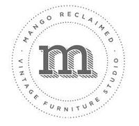 Mango Reclaimed logo with branding for vintage furniture studio and paint products.