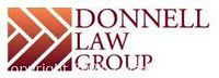Donnell Law Group logo in red and brown on white background