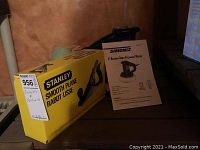 Simoniz polisher/waxer and its manual, Stanley smooth plane in yellow box