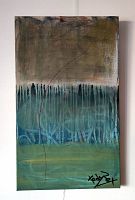 Front view of the painting showing full composition and signature.