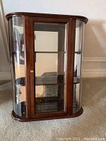 Front full view of display case