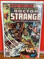 Front cover close-up of the Doctor Strange comic book issue 31 showing cover art and condition.