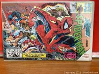 Front cover view showing full colorful Spider-Man and X-Force characters with text and price details.