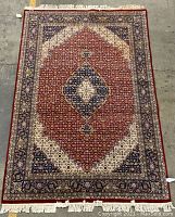 Overall view of the 9x6 ft rug showing full pattern and colors