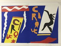 Full view of the lithograph showing composition and color palette
