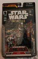 Front packaging showing Star Wars Infinities Comic Pack with figures and comic book visible