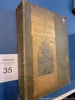 Front cover of the book 'The Chateaux of Touraine' showing title and decorative art.