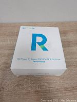 White retail box with RAVPower PD Pioneer 20000mAh 80W 2-Port Power House branding on top