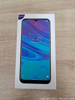 Box of the Ulefone Note 9P smartphone showing front of packaging with phone image and Note 9P label.