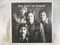 Front cover of The Best of Bread vinyl LP record showing the band members in black and white.