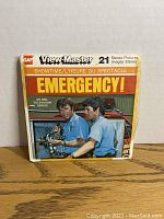 View-Master Emergency! box showing the front graphic with emergency responders
