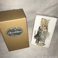 Original Foundations by Enesco cardboard box and molded styrofoam packaging with figurine sealed in plastic.