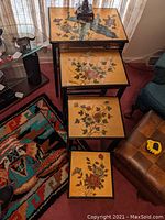 All four nested tables arranged together showing full set and relative sizes