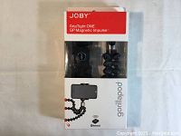 Boxed new JOBY GorillaPod GripTight ONE GP Magnetic Impulse Bluetooth Remote and flexible tripod kit.