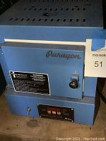 Photo of exterior front showing Paragon logo and latch