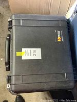 Closed Pelican 2550 protective case showing top lid with handle and latches.