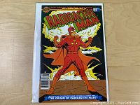 Full front cover of Radioactive Man #1 comic book showing title and character.