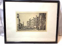 Full view of the framed fine art print showing the composition and matting.