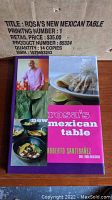 Photo showing the cover of the cookbook, featuring traditional New Mexican dishes and author Roberto Santibañez.