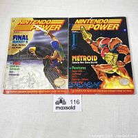 Front cover of Nintendo Power issues 30 and 31 showing featured games Final Fantasy III and Metroid