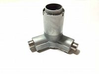 Mitutoyo Digimatic Holtest internal micrometer extension rod showing front angle with three arms and cylindrical connector top